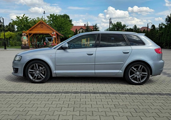Audi A3 cena 33900 przebieg: 280000, rok produkcji 2011 z Siedliszcze małe 79